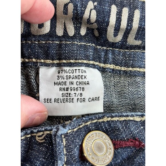 Hydraulic Medium Wash Bootcut Jeans Womens Size 7/8 Y2K Grunge - Picture 4 of 11